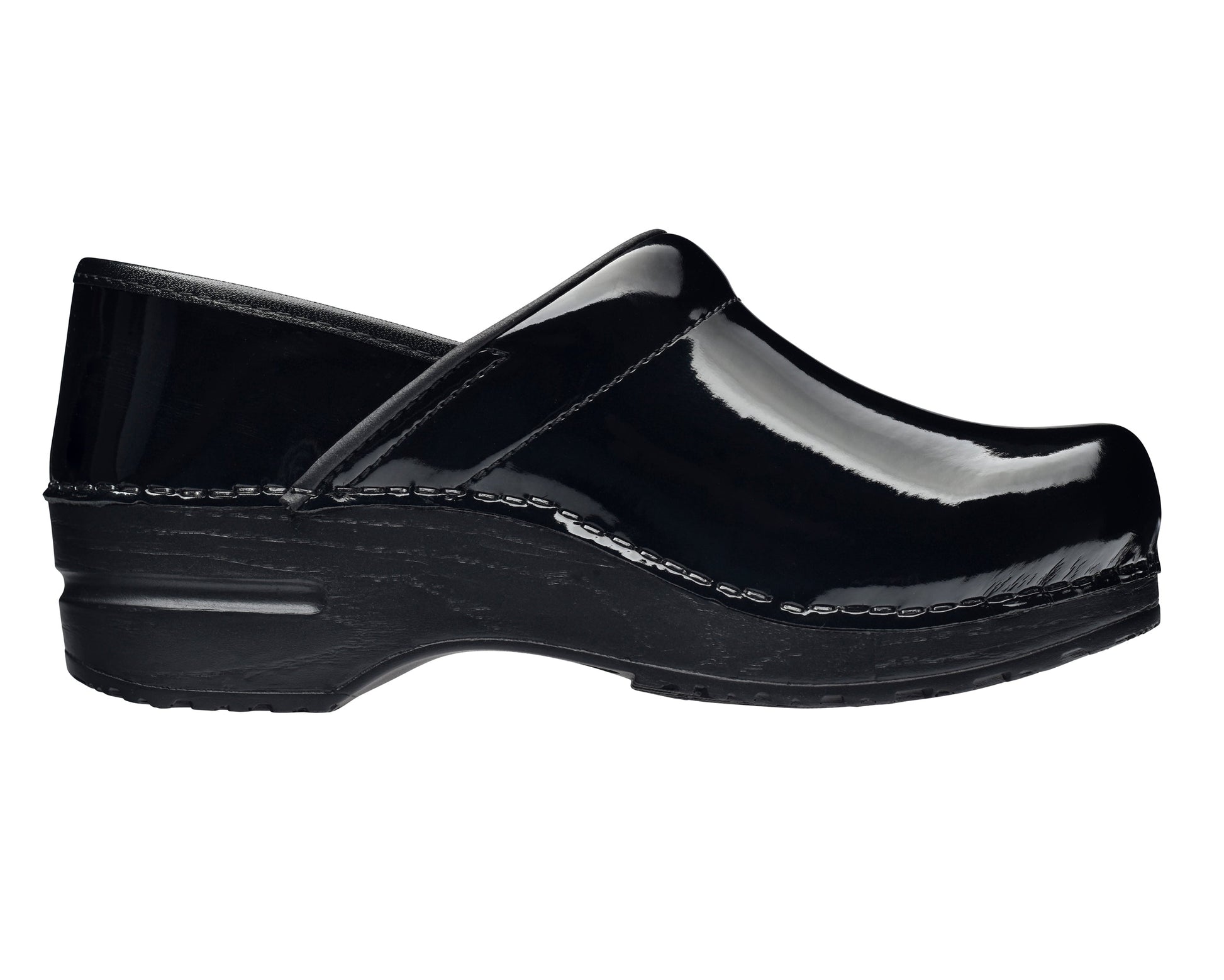Pro. Patent Women's Clog in Black | Sanita