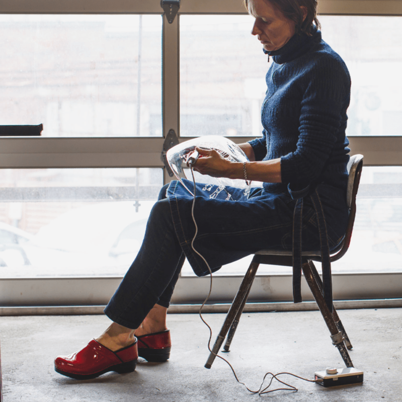 Pro. Patent Women's Clog in Red | Sanita