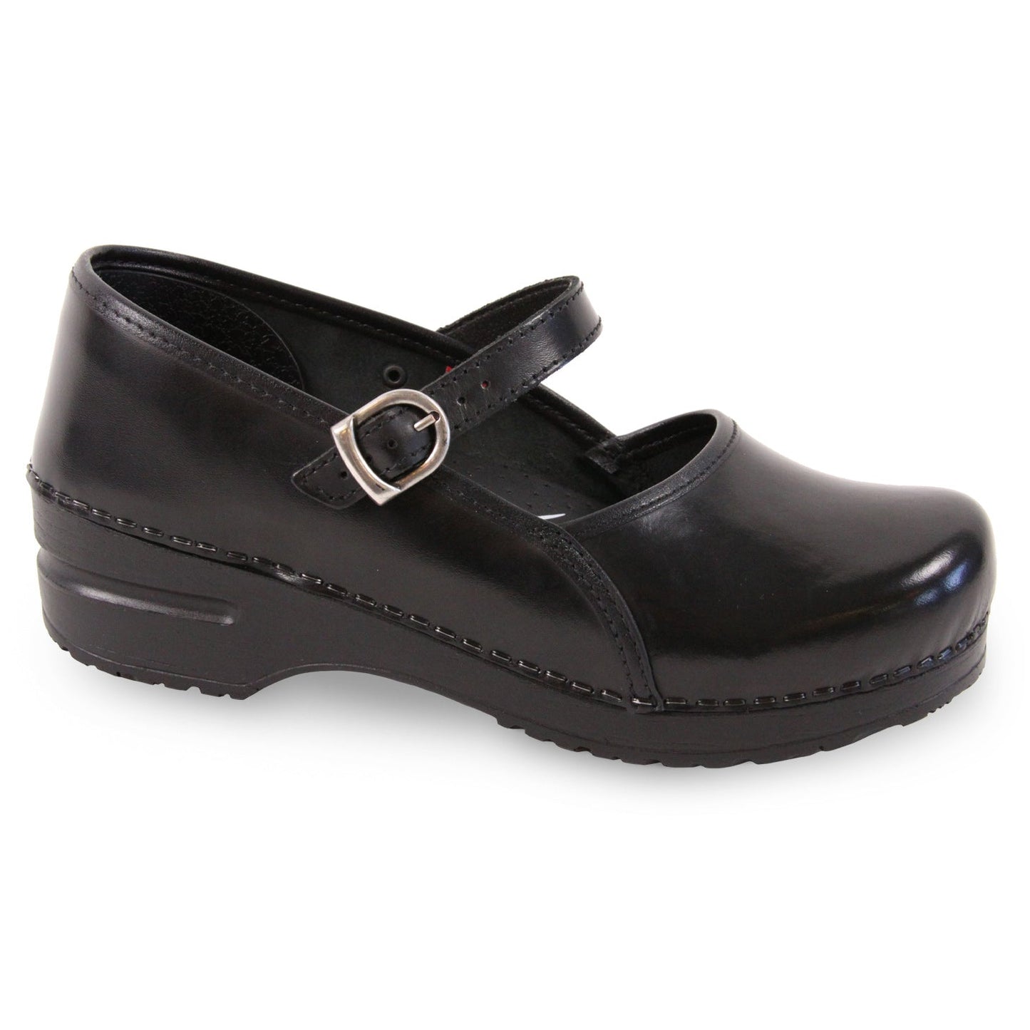Clare Women's Cabrio Leather Mary-Jane Clog | Sanita