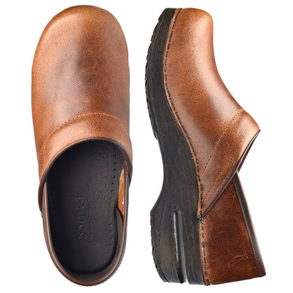 Errol Women's Clog in Cognac | Sanita
