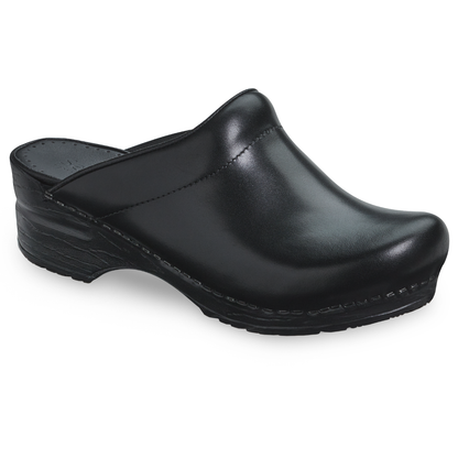 Sonja Cabrio Women's Clog in Black | Sanita