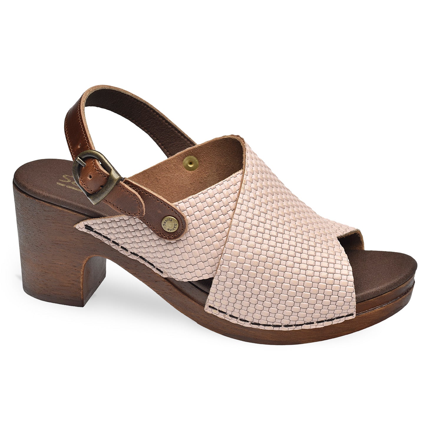 Sijo Women's Sandal in Powder | Sanita