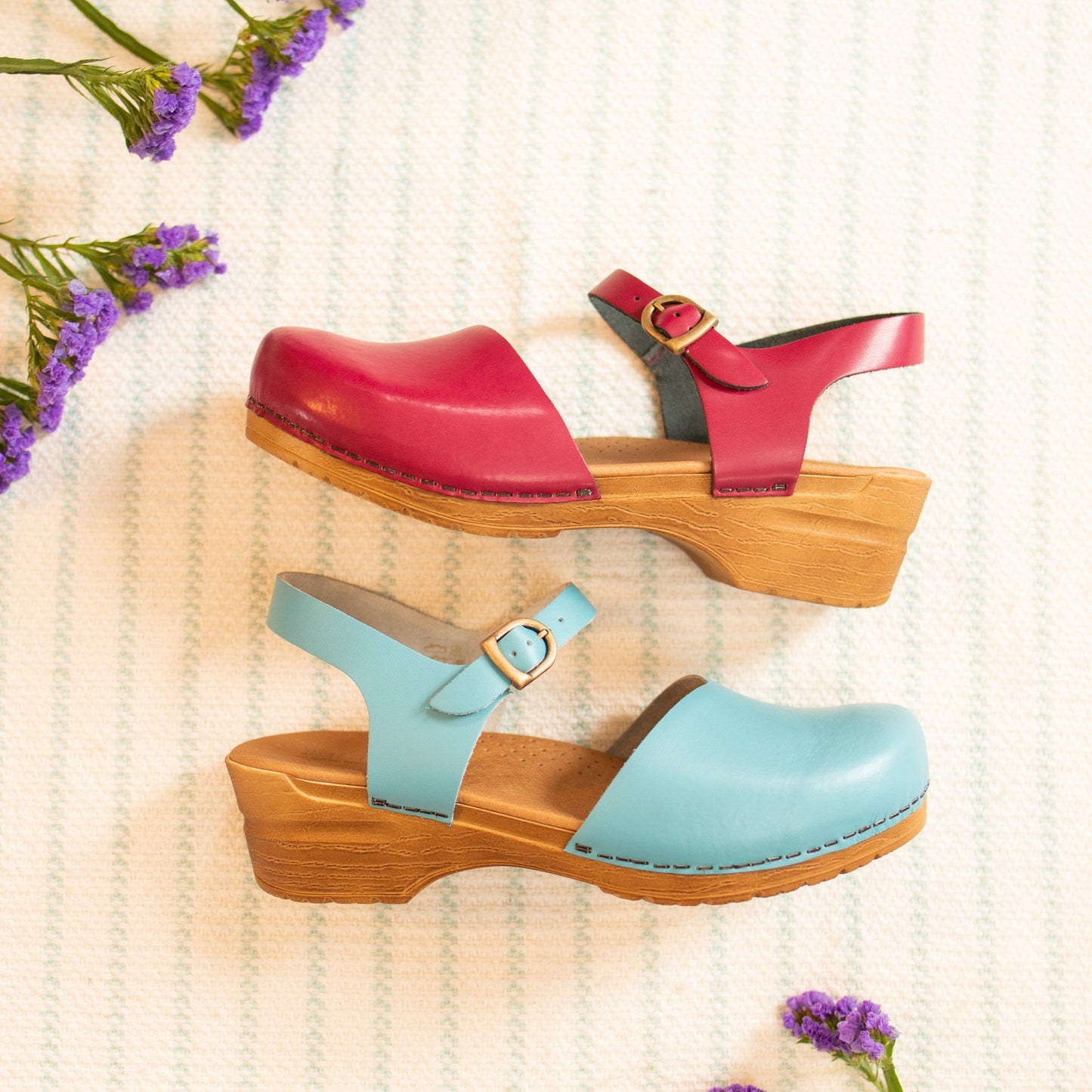 Sansi Women's Sandal in Teal | Sanita