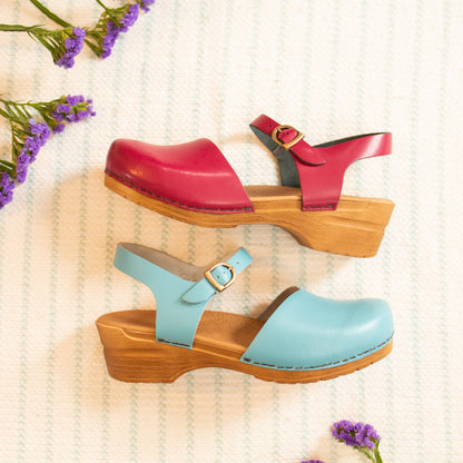 Sansi Women's Sandal in Teal | Sanita
