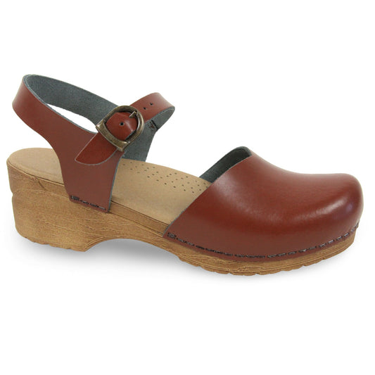 Sansi Women's Sandal in Chestnut | Sanita