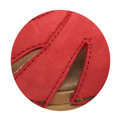 Margrethe Women's Sandal in Red | Sanita