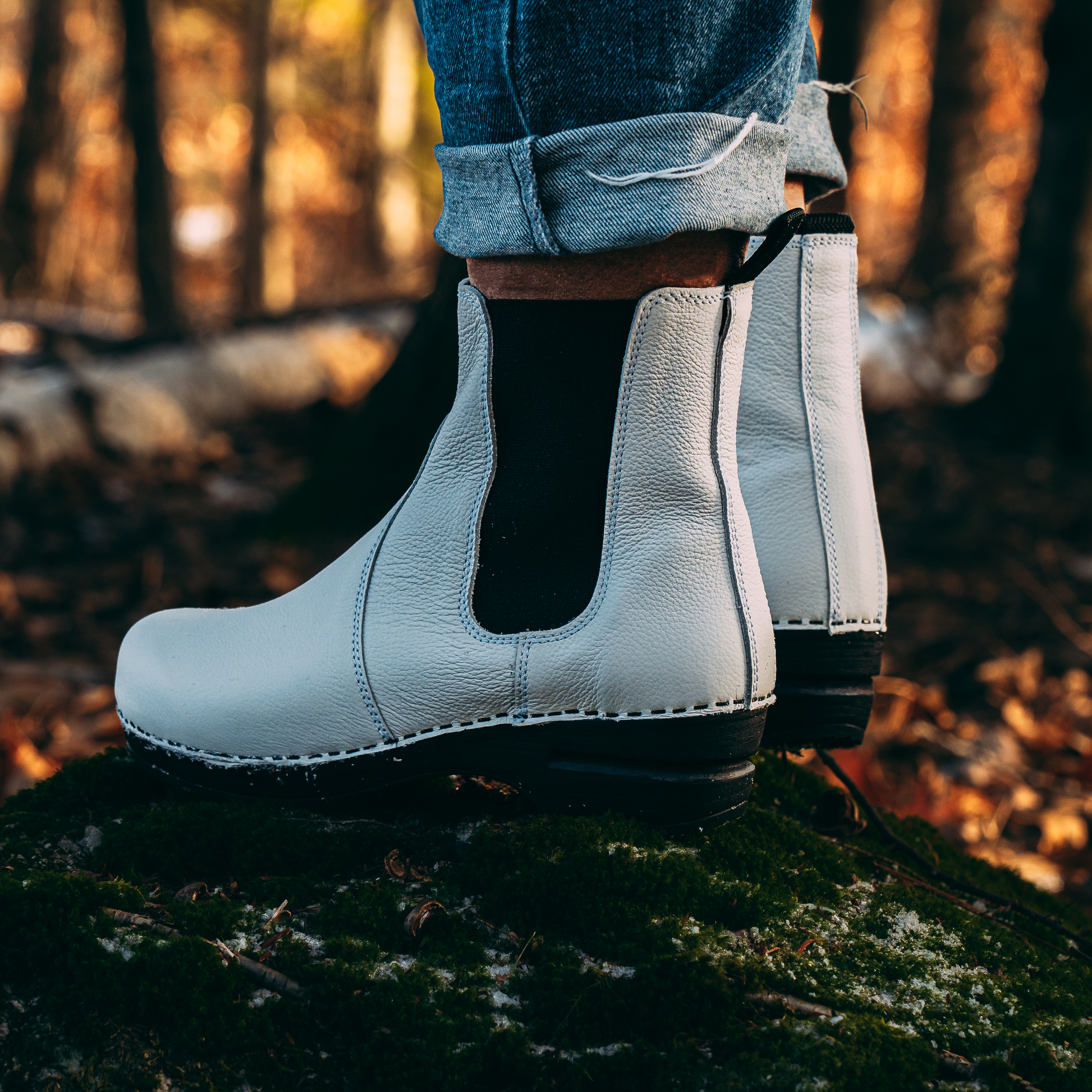 Sanita Aalbek Women's Chelsea Boot, White | Sanita