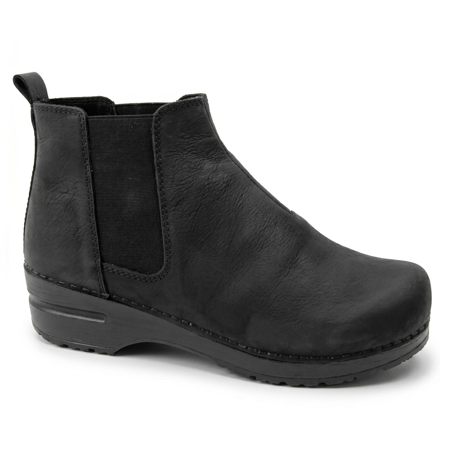 Hudson Oiled Leather Clog Chelsea Boot | Sanita