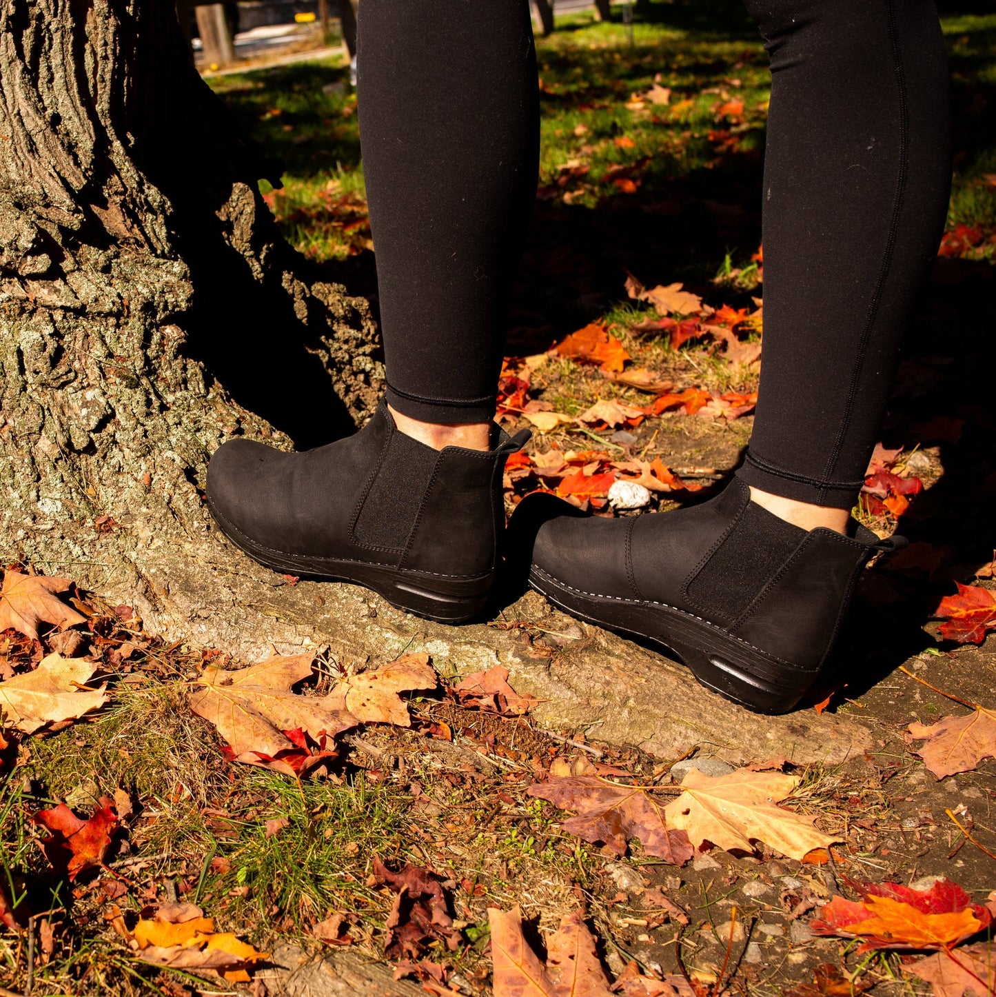 Hudson Oiled Leather Clog Chelsea Boot | Sanita