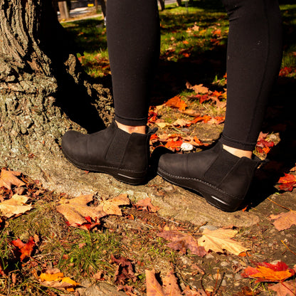 Hudson Oiled Leather Clog Chelsea Boot | Sanita