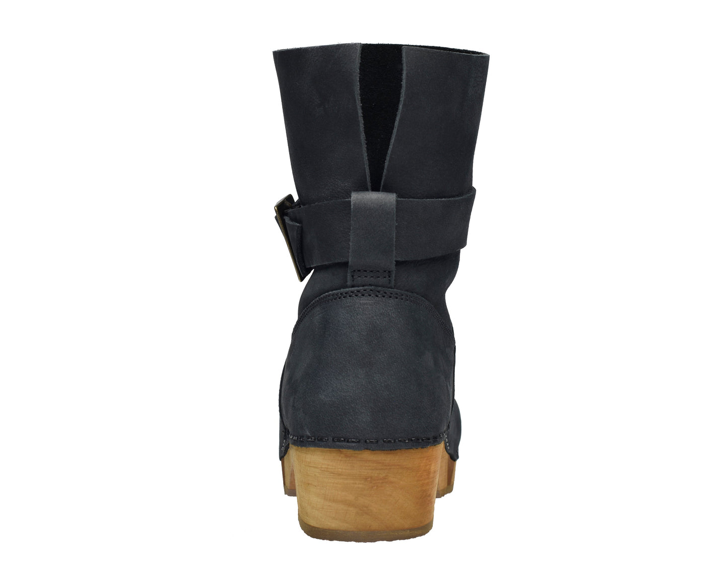Runa Women's Wood Boot in Black | Sanita