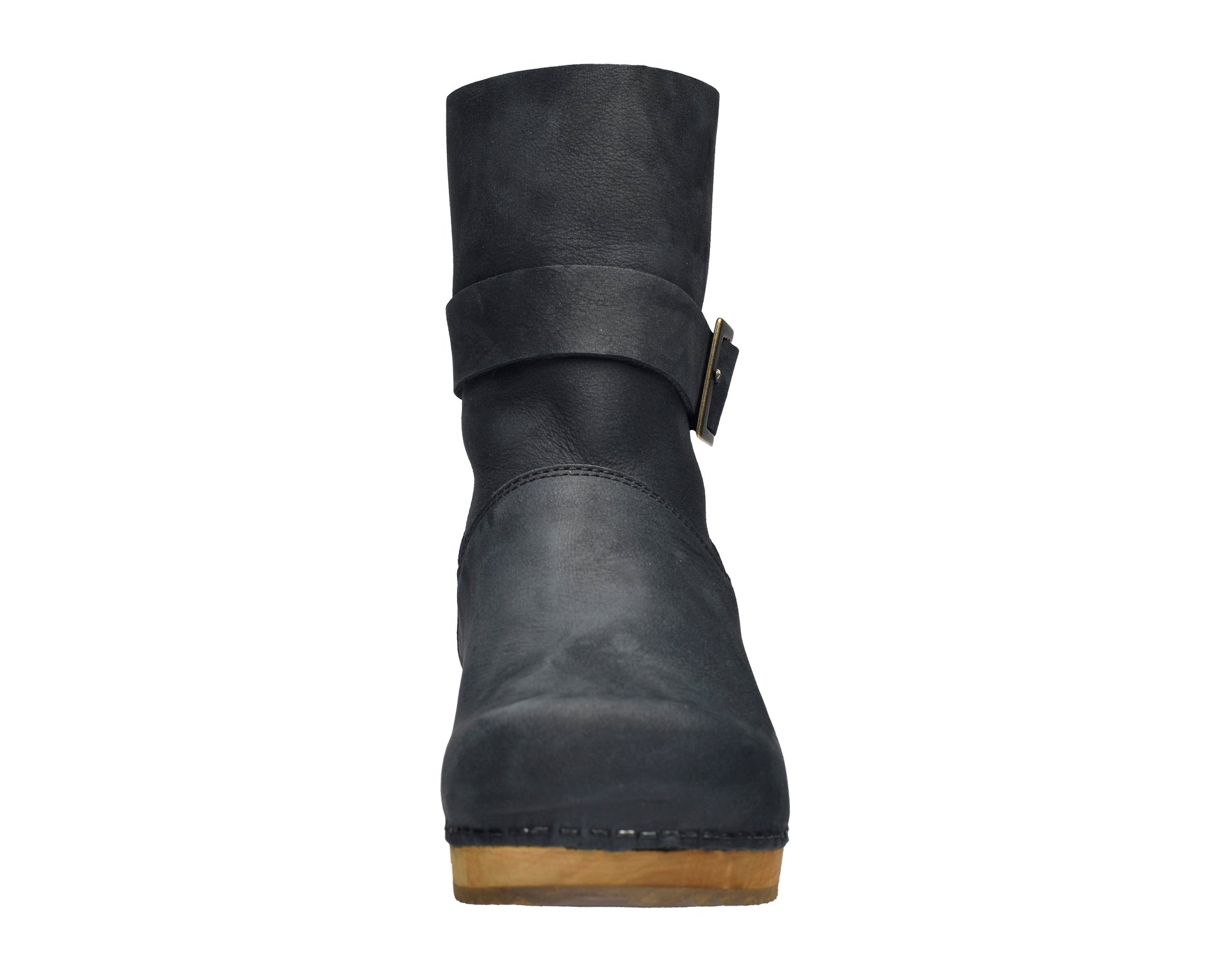 Runa Women's Wood Boot in Black | Sanita