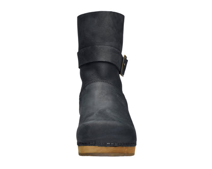 Runa Women's Wood Boot in Black | Sanita