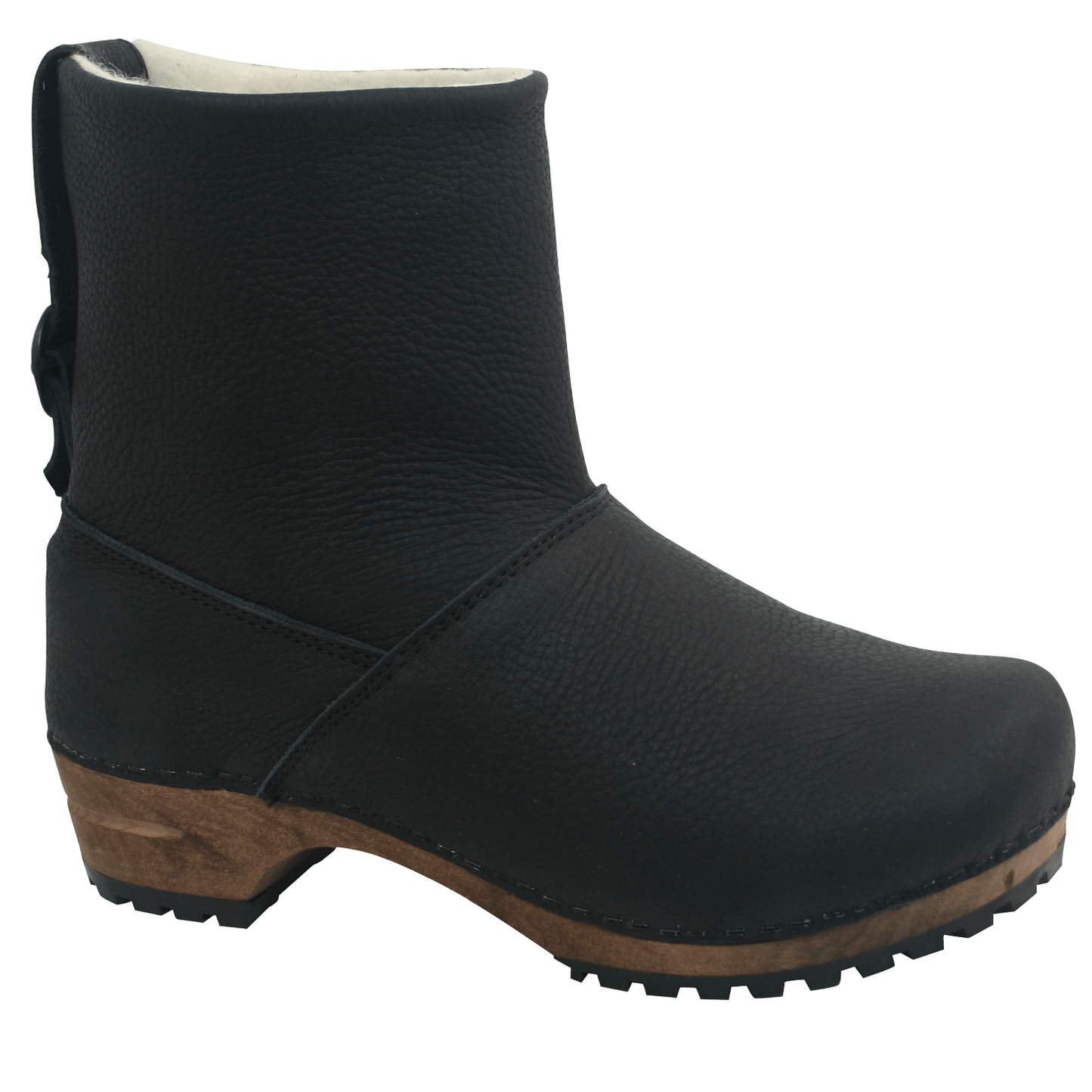 Silkan Women's Wood Boot in Black | Sanita