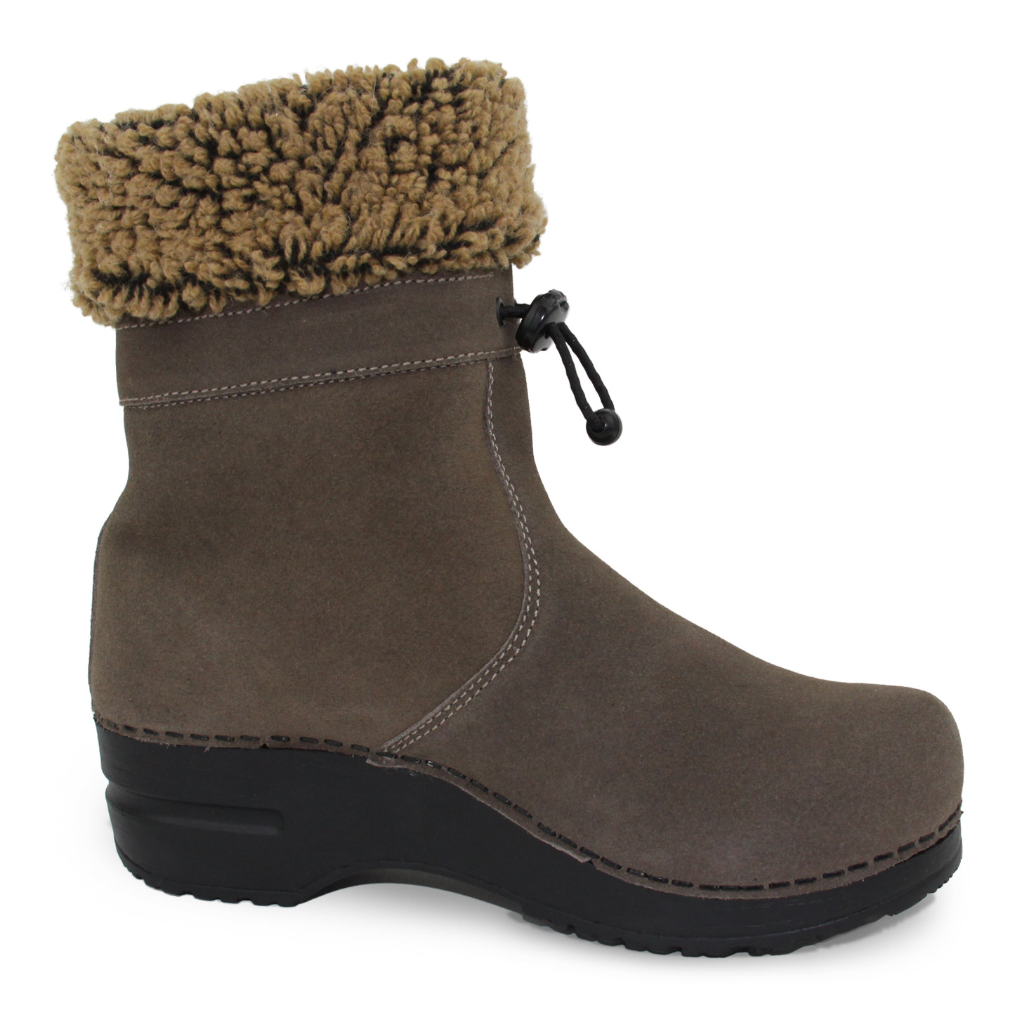 Yama Women's Suede Boot in Grey | Sanita