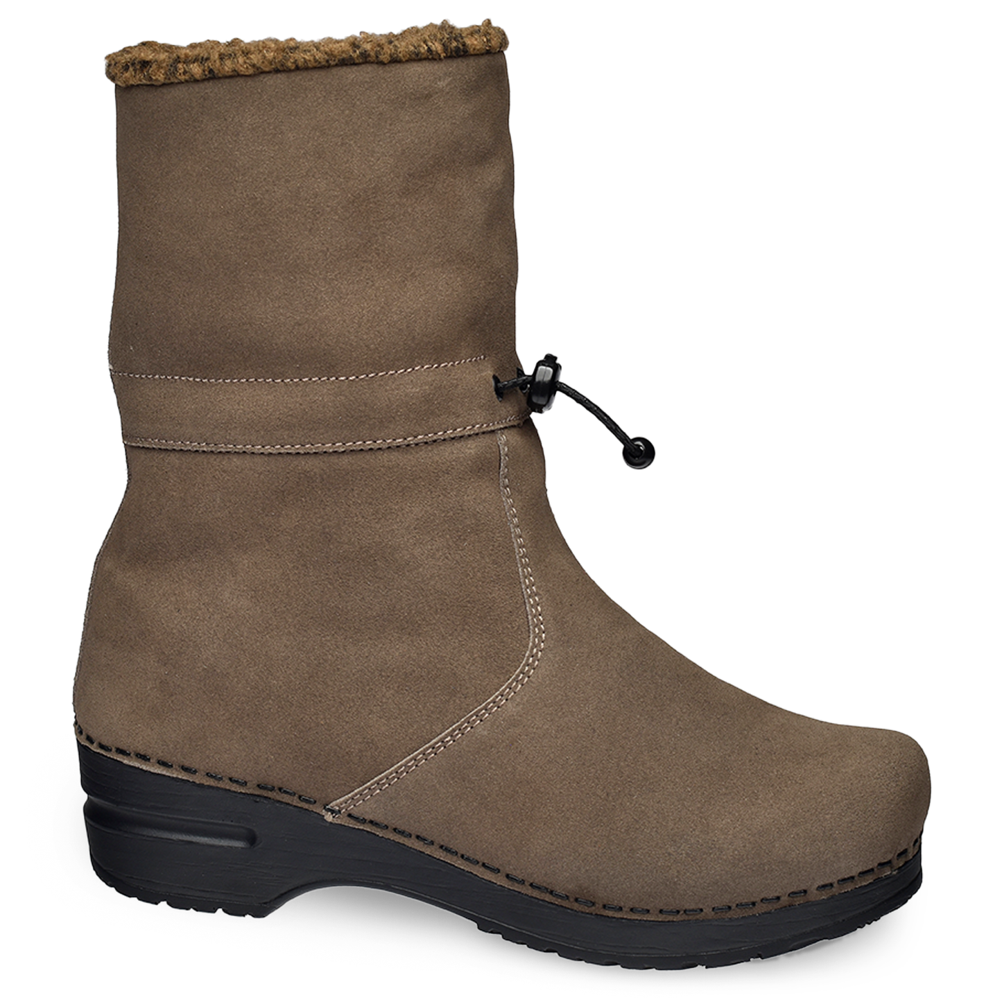 Yama Women's Suede Boot in Grey | Sanita