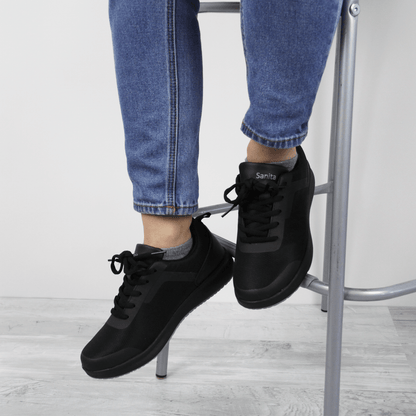 Concave Unisex Sneaker in Black | Sanita