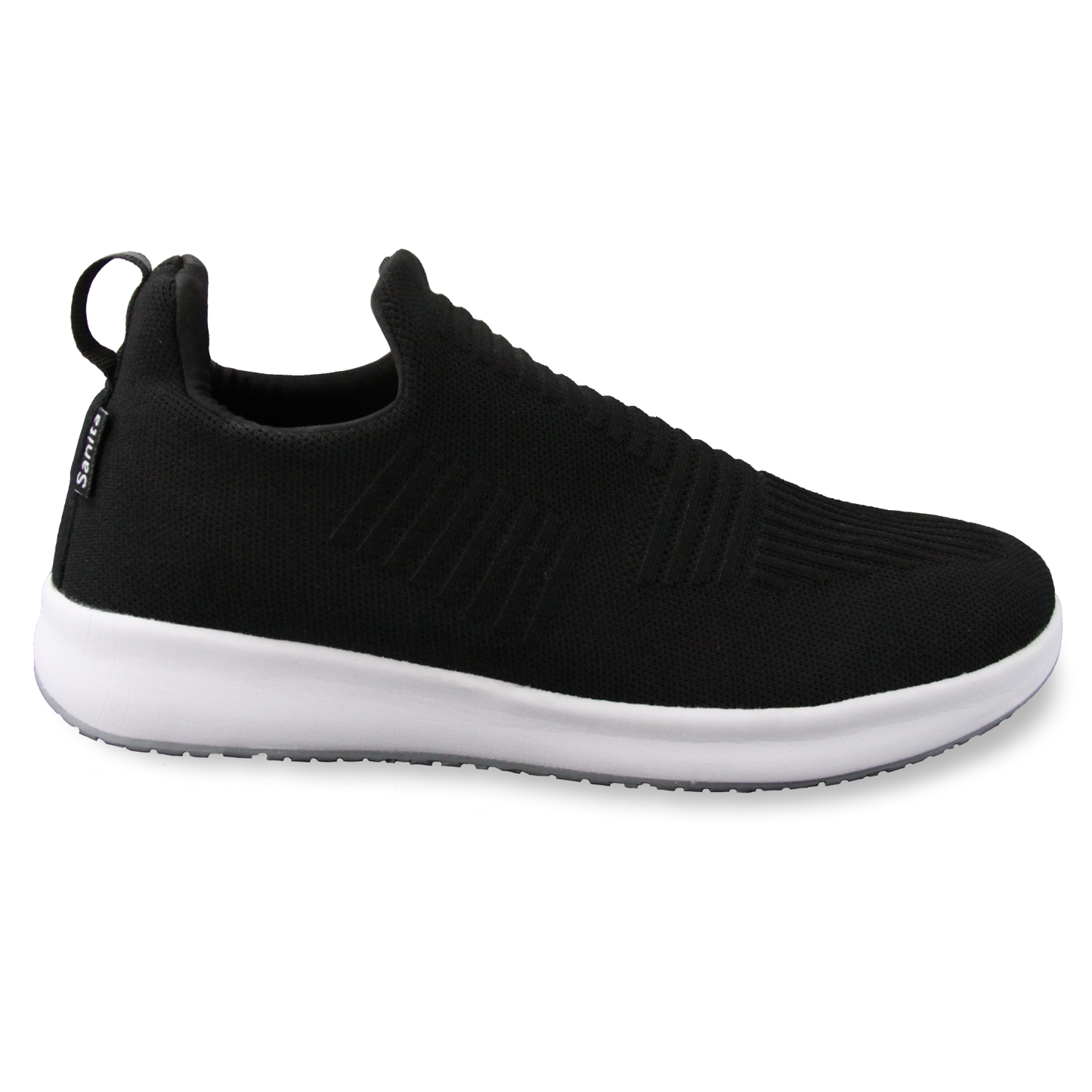 Trident Unisex Slip-on Sneaker in Black | Sanita