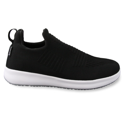 Trident Unisex Slip-on Sneaker in Black | Sanita