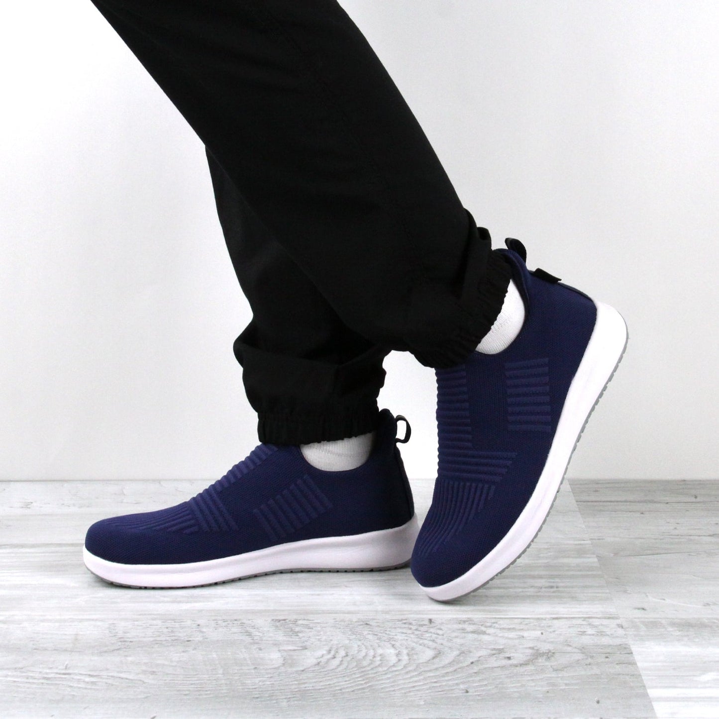 Trident Unisex Slip-on Sneaker in Blue | Sanita