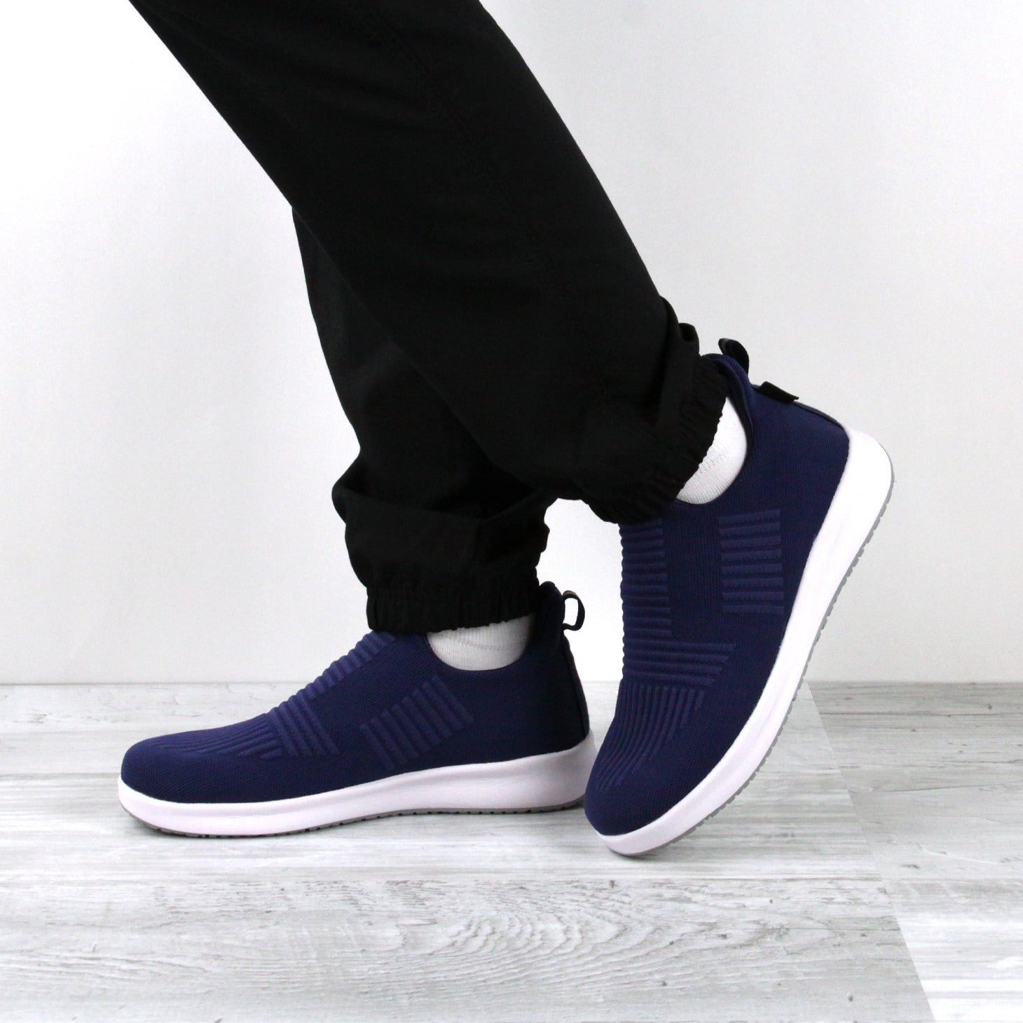 Trident Unisex Slip-on Sneaker in Blue | Sanita