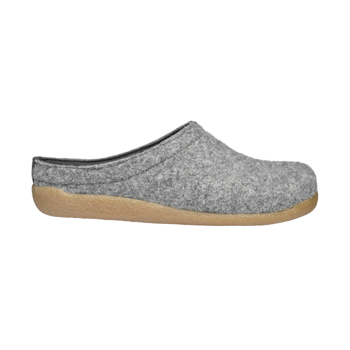 Lodge Slide Unisex Wool Slipper in Slate | Sanita