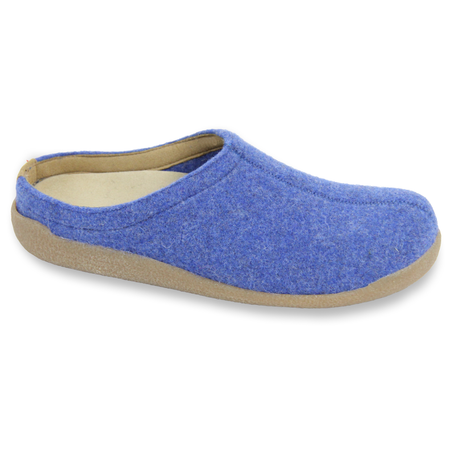 Lodge Slide Unisex Wool Slipper in Jeans | Sanita