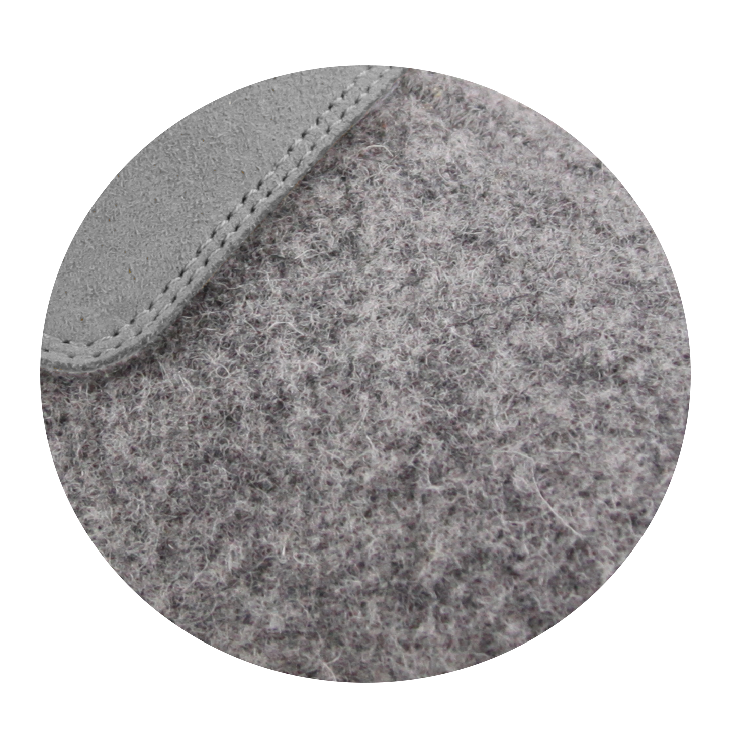 Varde Unisex Wool Slipper in Slate | Sanita