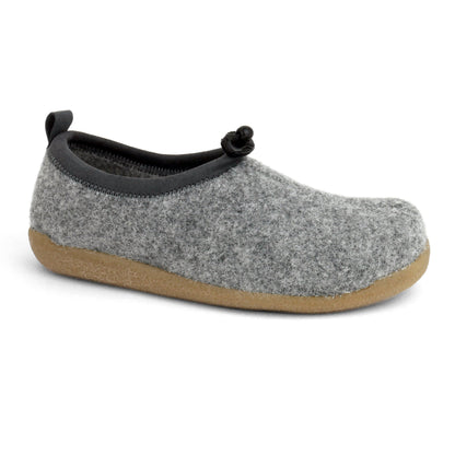 Stromo Unisex Wool Slipper in Slate | Sanita