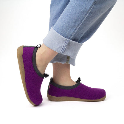 Samso Women's Slipper in Purple | Sanita