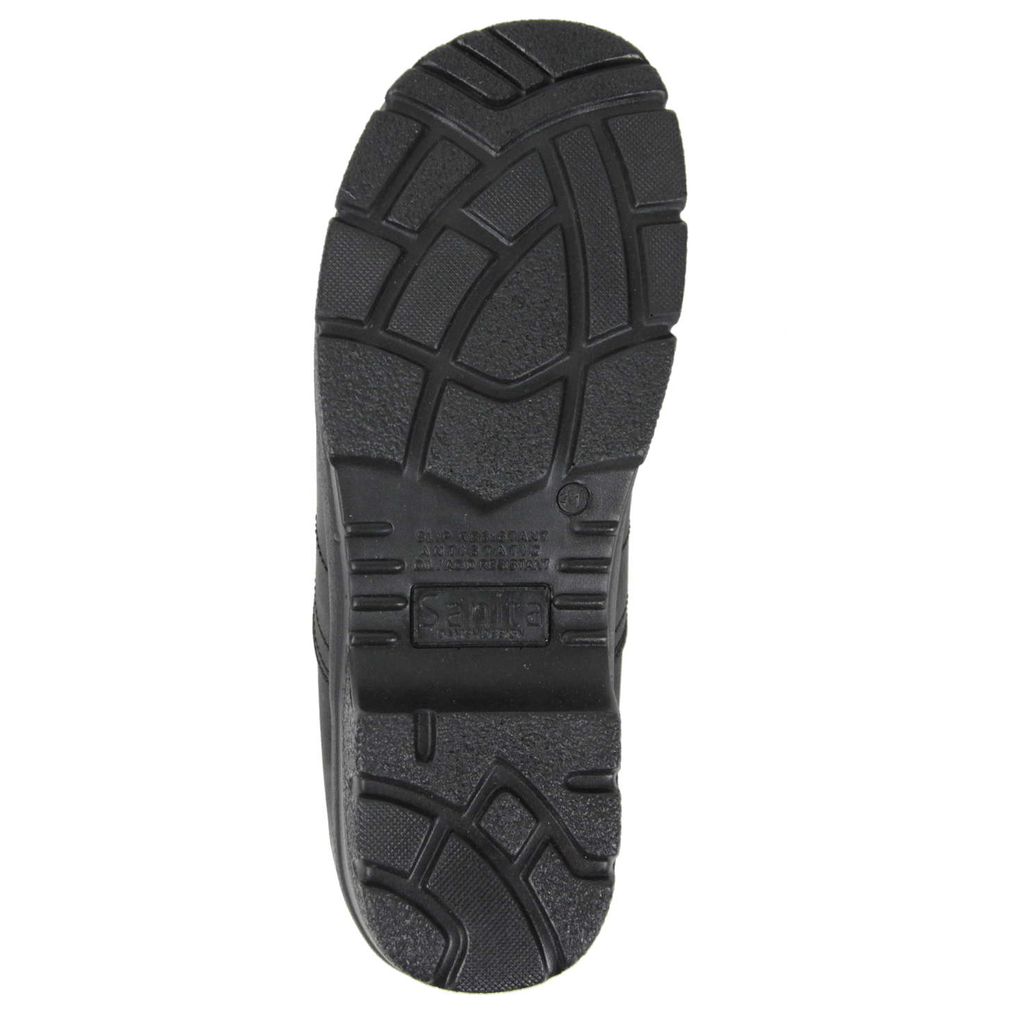 David PU Men's Safety Clog in Black | Sanita