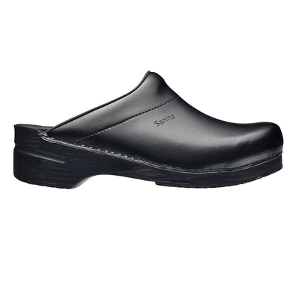 Karl PU Men's Clog in Black | Sanita
