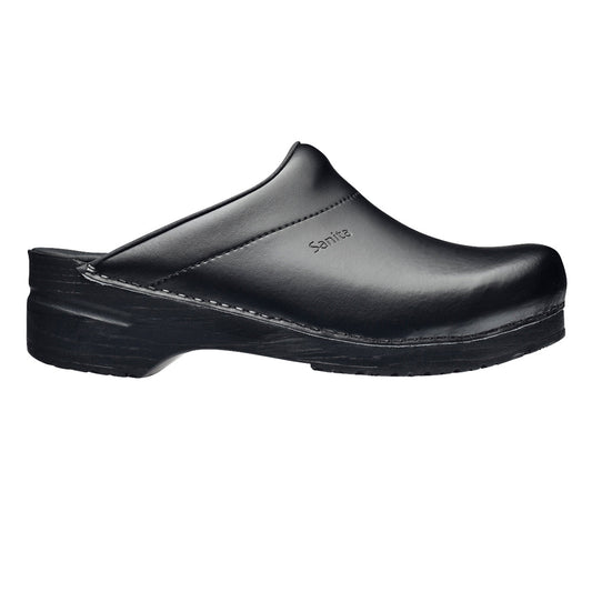 Karl PU Men's Clog in Black | Sanita