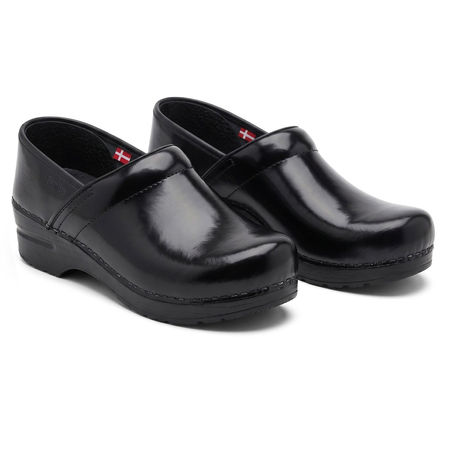 Pro. Cabrio Men's Clog in Black | Sanita