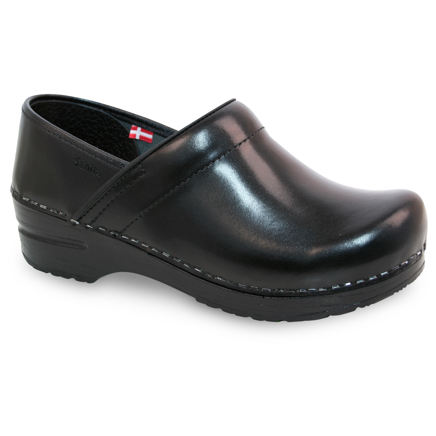 Pro. Cabrio Men's Clog in Black | Sanita