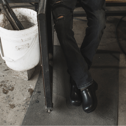 Pro. PU Men's Clog in Black | Sanita