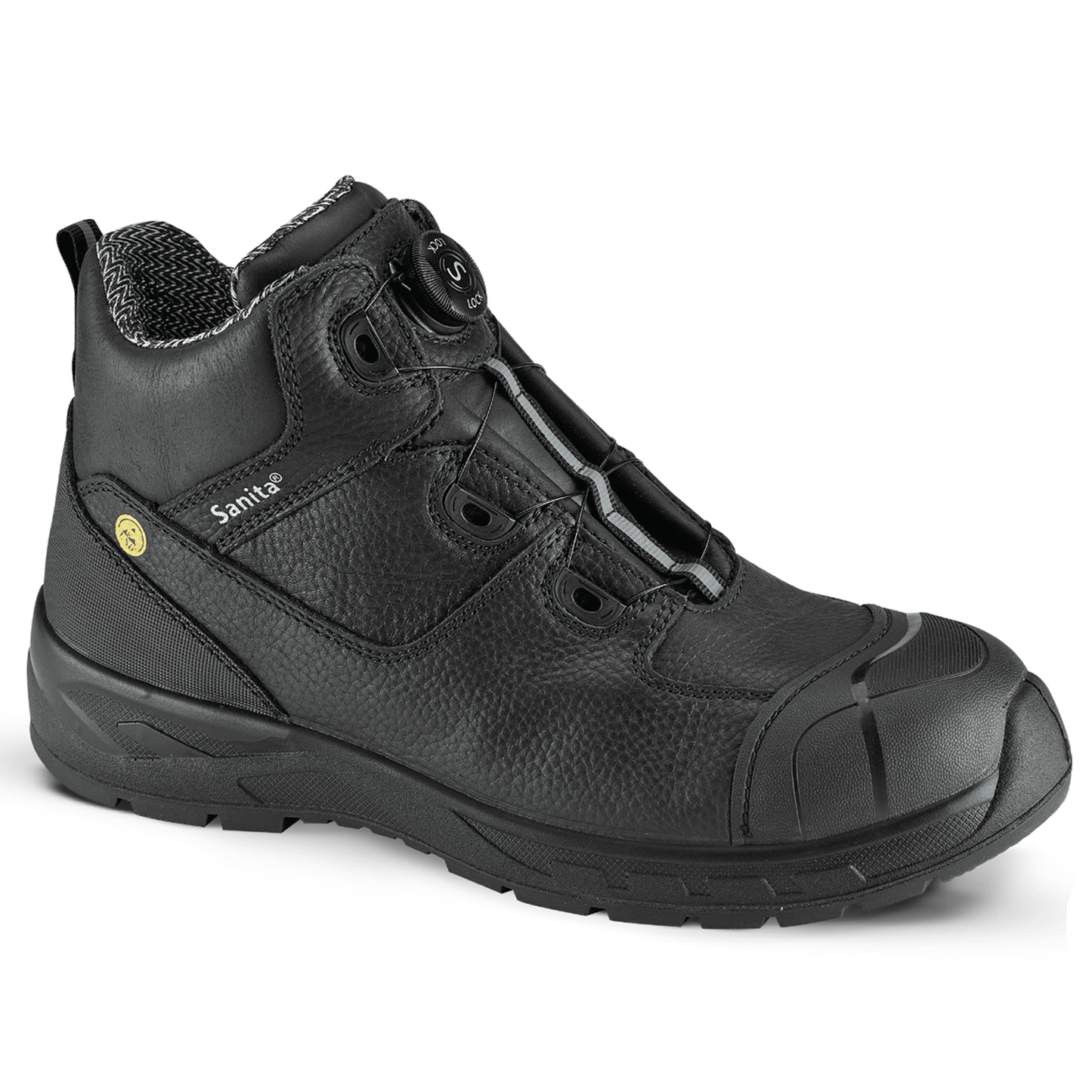 Malakit S3 Men's Safety Boot in Black | Sanita