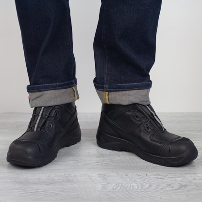 Malakit S3 Men's Safety Boot in Black | Sanita