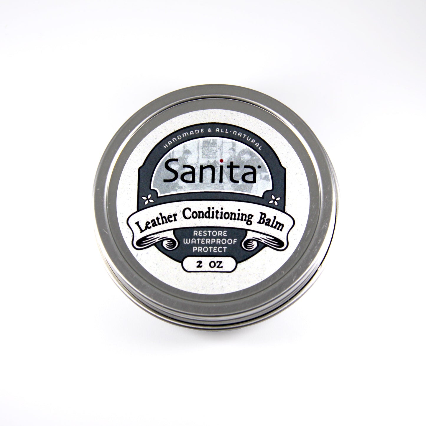 Leather Conditioning Balm - Water-Resistant Wax Balm for Leather Clogs | Sanita