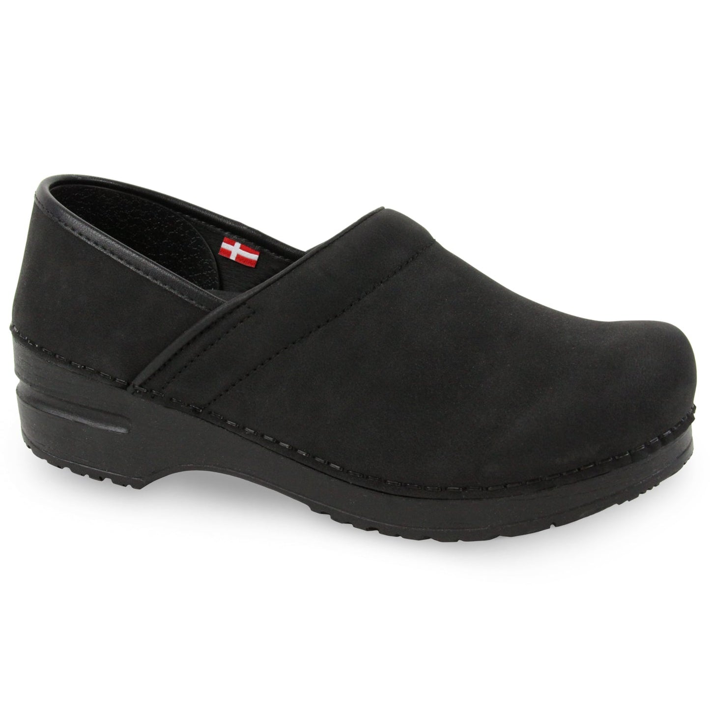 Hinsdale Women's Vegan Clog in Black | Sanita
