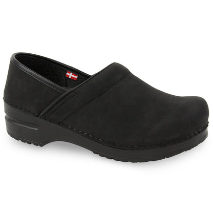 Hinsdale Women's Vegan Clog in Black | Sanita