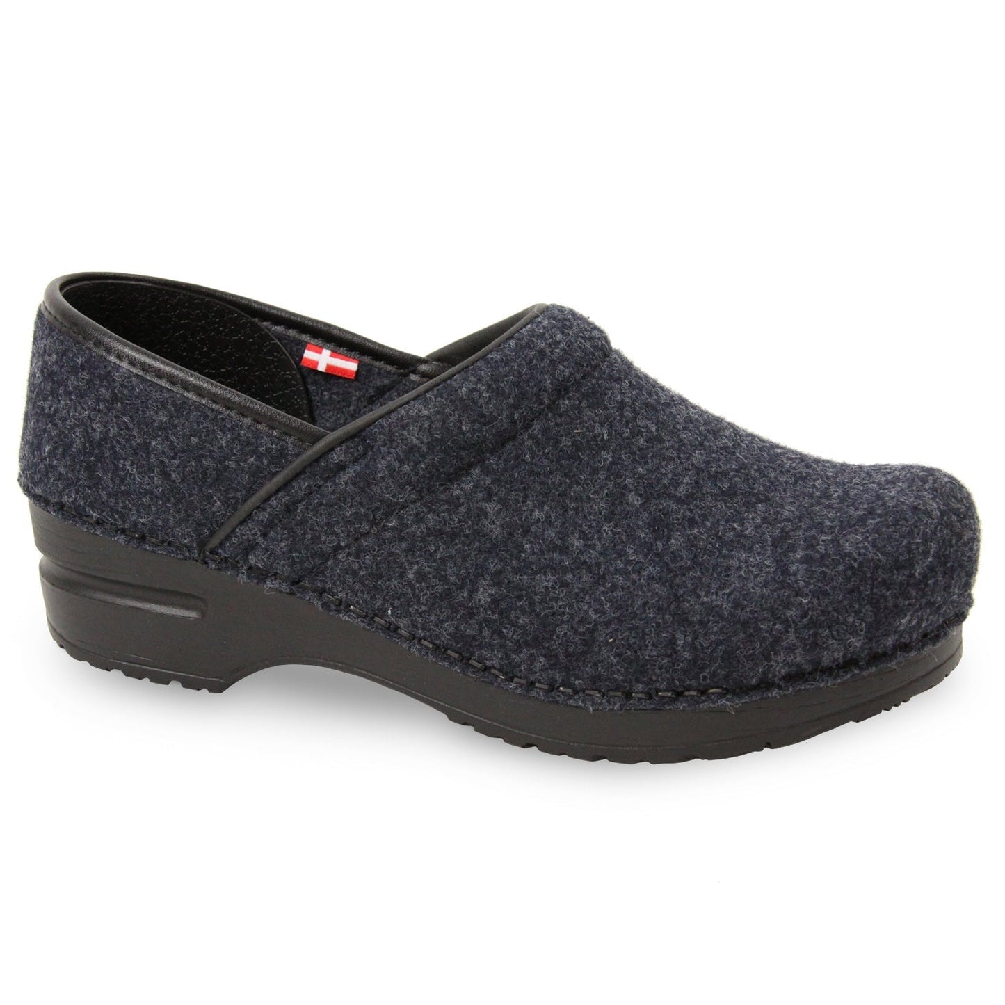 Ava Women's Vegan Clog in Navy | Sanita