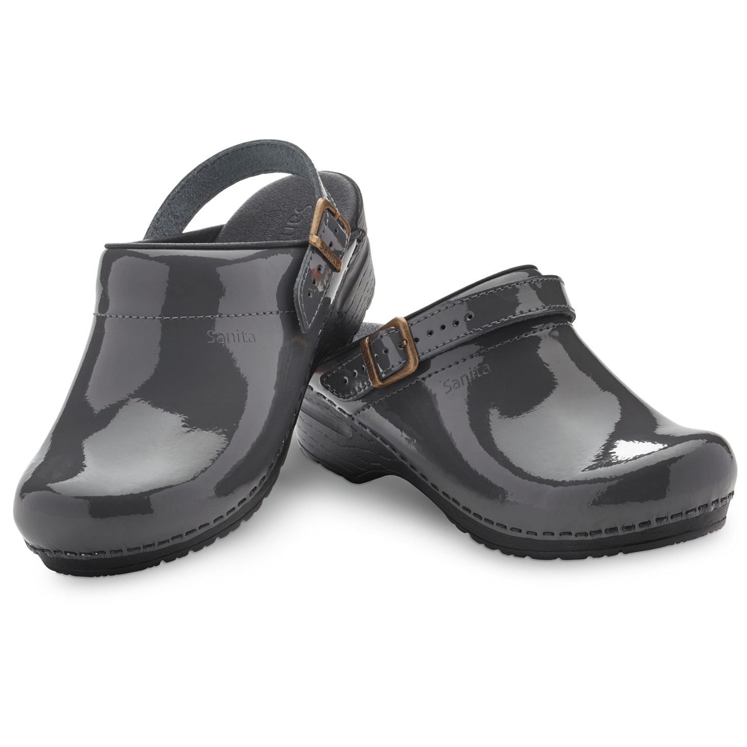 Estelle Women's Clog in Steel | Sanita