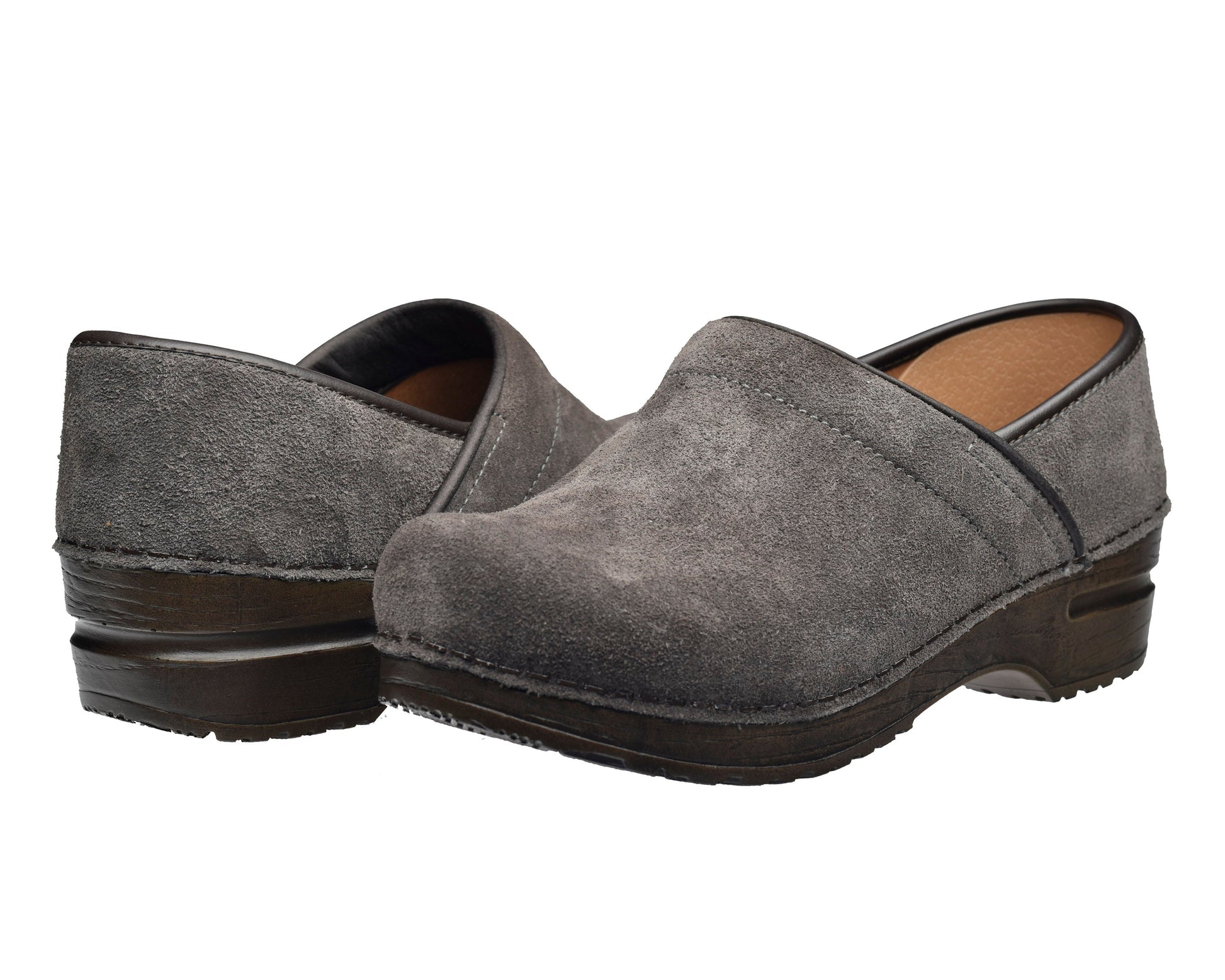 Pro Suede Women's Clog in Steel | Sanita