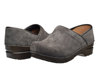Pro Suede Women's Clog in Steel | Sanita