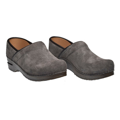 Pro Suede Women's Clog in Steel | Sanita