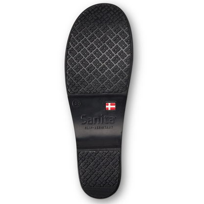 Sabel Women's Slip Resistant Clog in Charcoal | Sanita