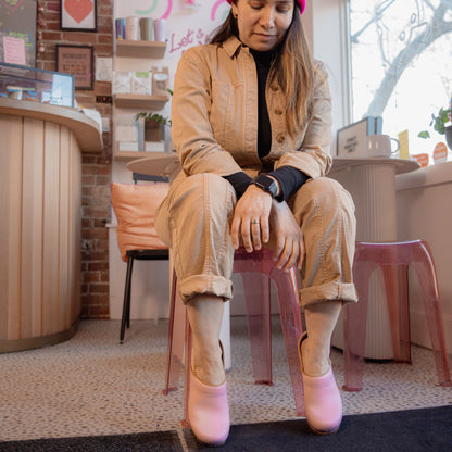 Pro. PU Women's Clog in Pink | Sanita