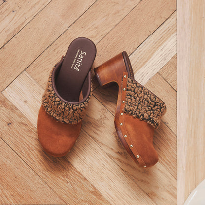 Senna Women's Mule in Cognac | Sanita