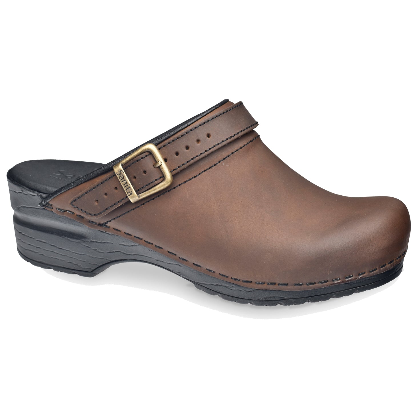Morse Women's Clog in Antique Brown | Sanita